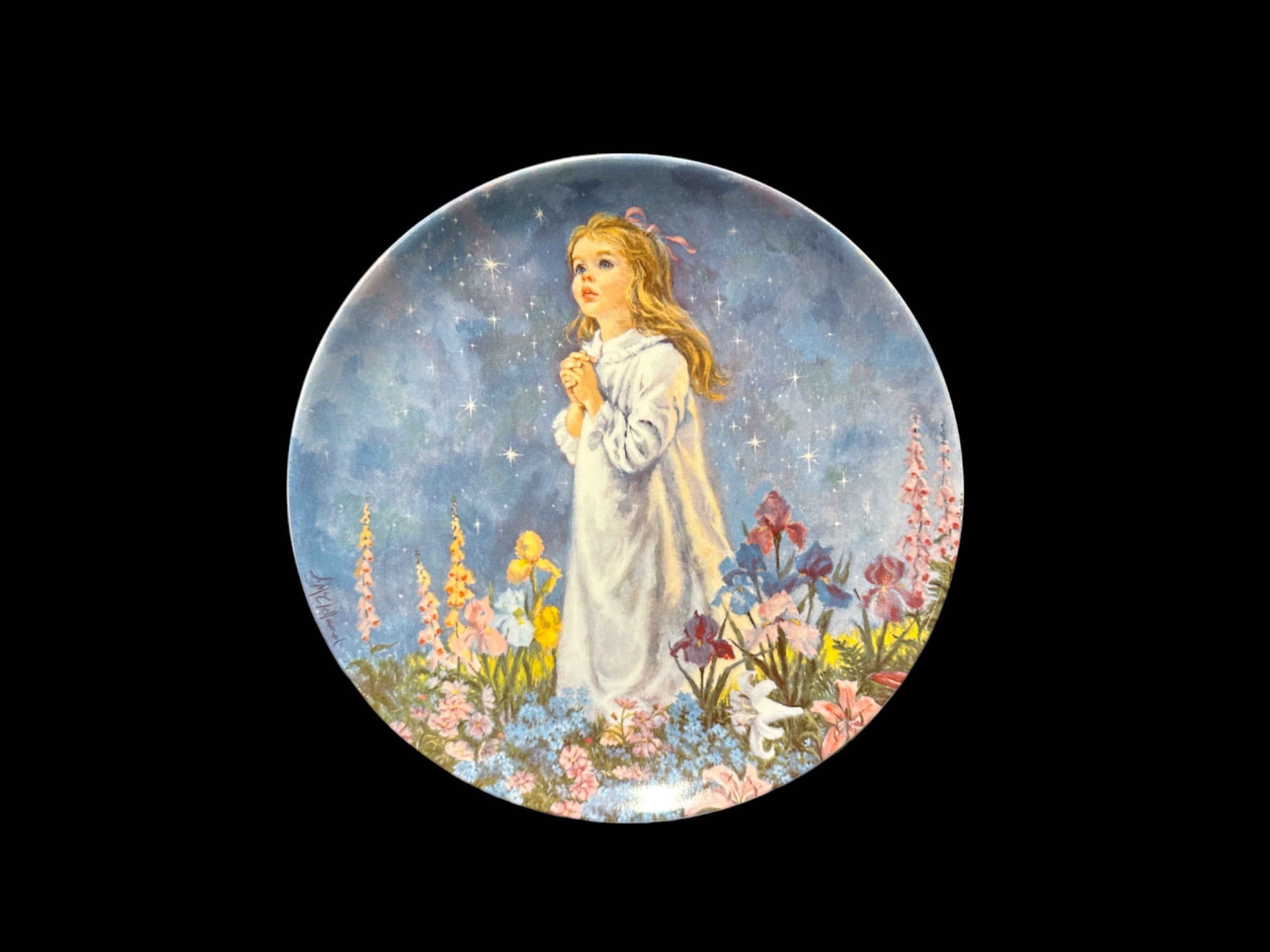 Vintage "Twinkle, Twinkle Little Star" Collector Plate by McClelland
