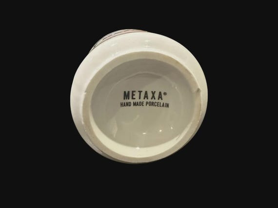 Vintage Metaxa 100th Anniversary Porcelain Bottle: Grand Olympian