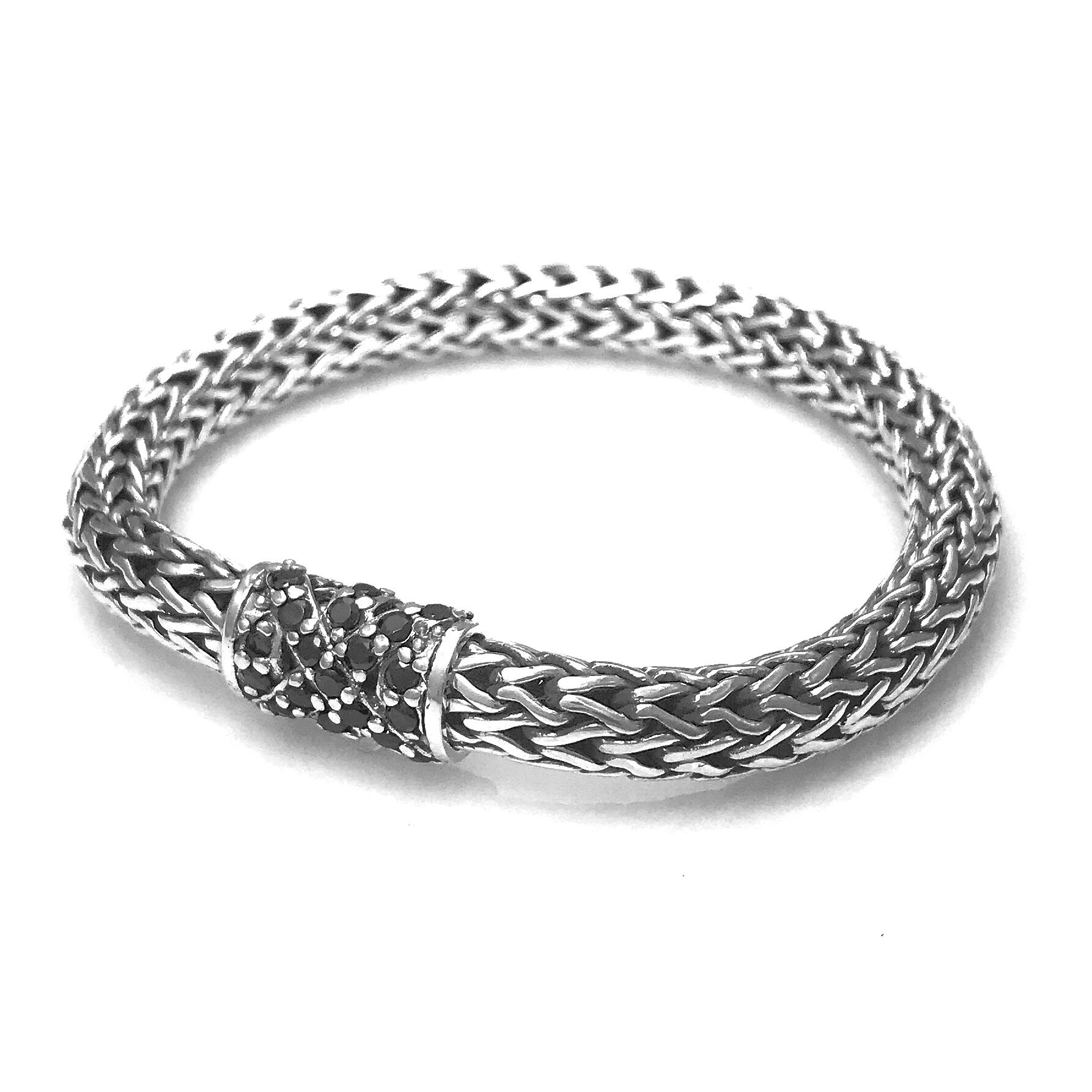 Garni 925 Sterling Silver and Black Spinel Handcrafted Wheat - Etsy