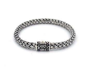 Garni 925 quality Sterling Silver, Handmade in Bali, Wheat Chain, Ladies Armenian Lilit Bracelet, Women's Bracelet