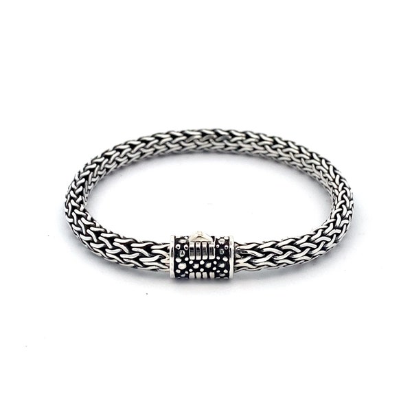 Garni 925 quality Sterling Silver, Handmade in Bali, Wheat Chain, Ladies Armenian Lilit Bracelet, Women's Bracelet