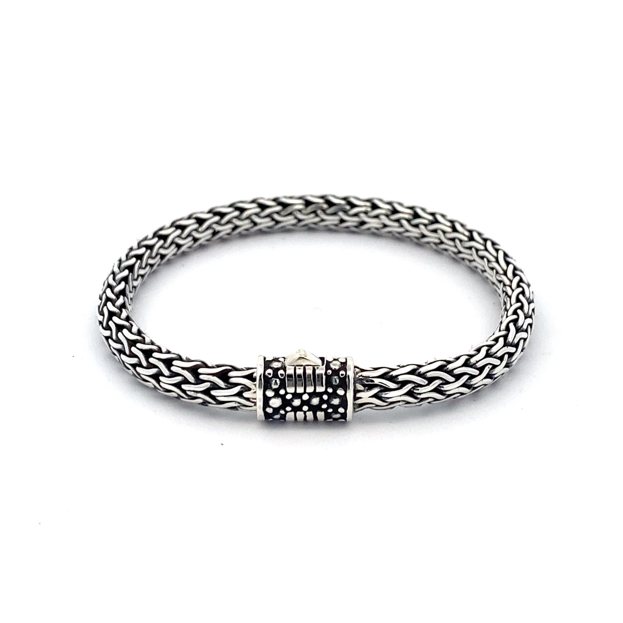 Garni 925 Quality Sterling Silver, Handmade in Bali, Wheat Chain 