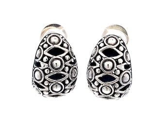 Garni 925 Sterling Silver Handcrafted Nanor Earrings