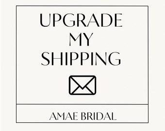 Shipping upgrade to first class