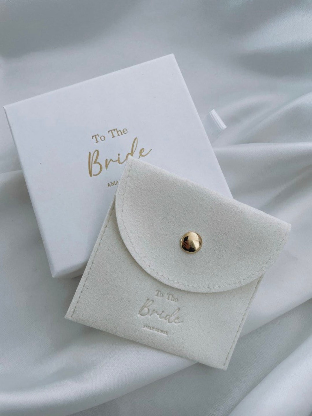 Bride Jewellery Gift Box and Pouch - Bride to Be Gift Wedding Present ...