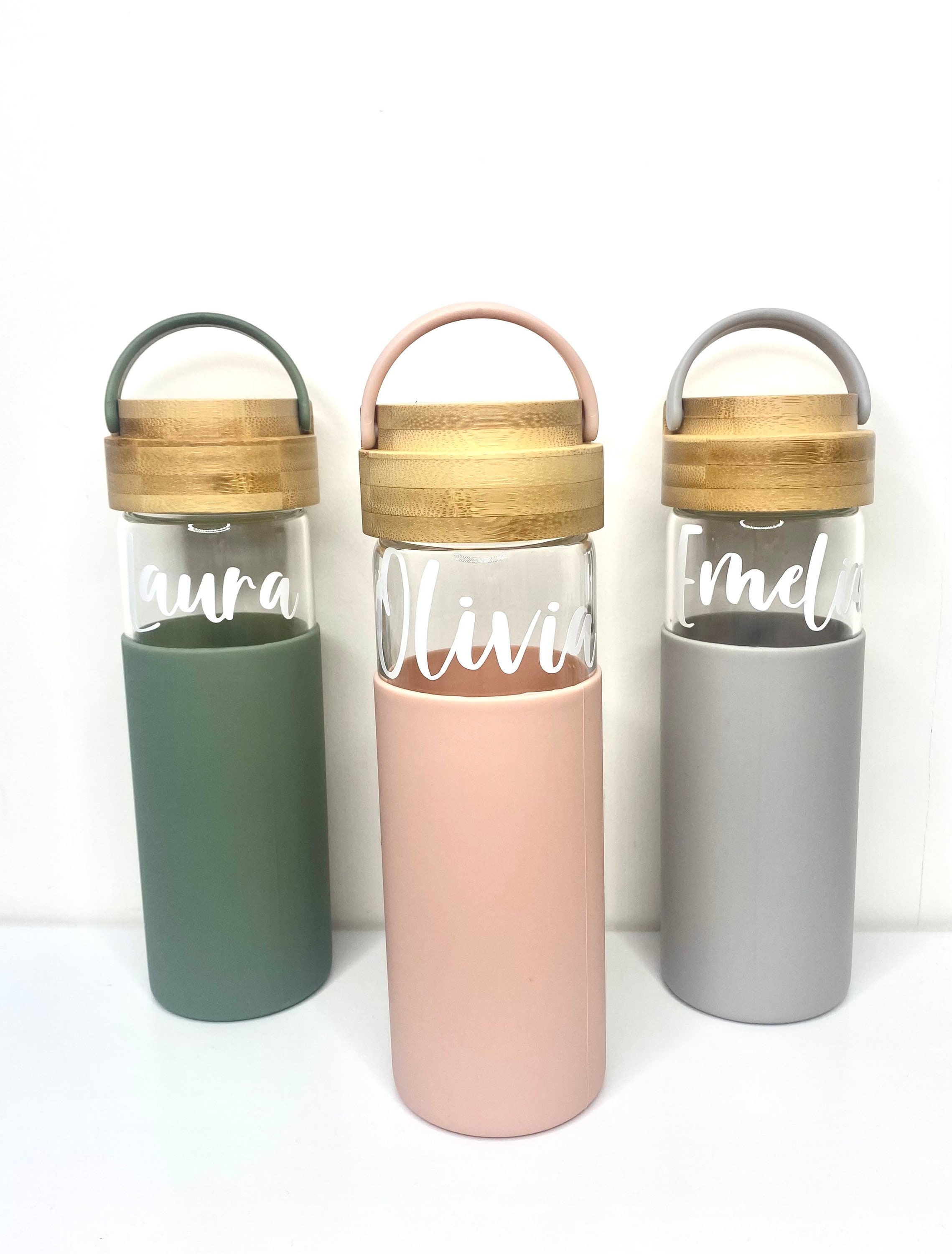 MAYU Reusable Glass Container Travel Water Bottle With Bamboo Lid Eco  Friendly, BPA Free Leak Free Design Hydration 50oz 1.5L 