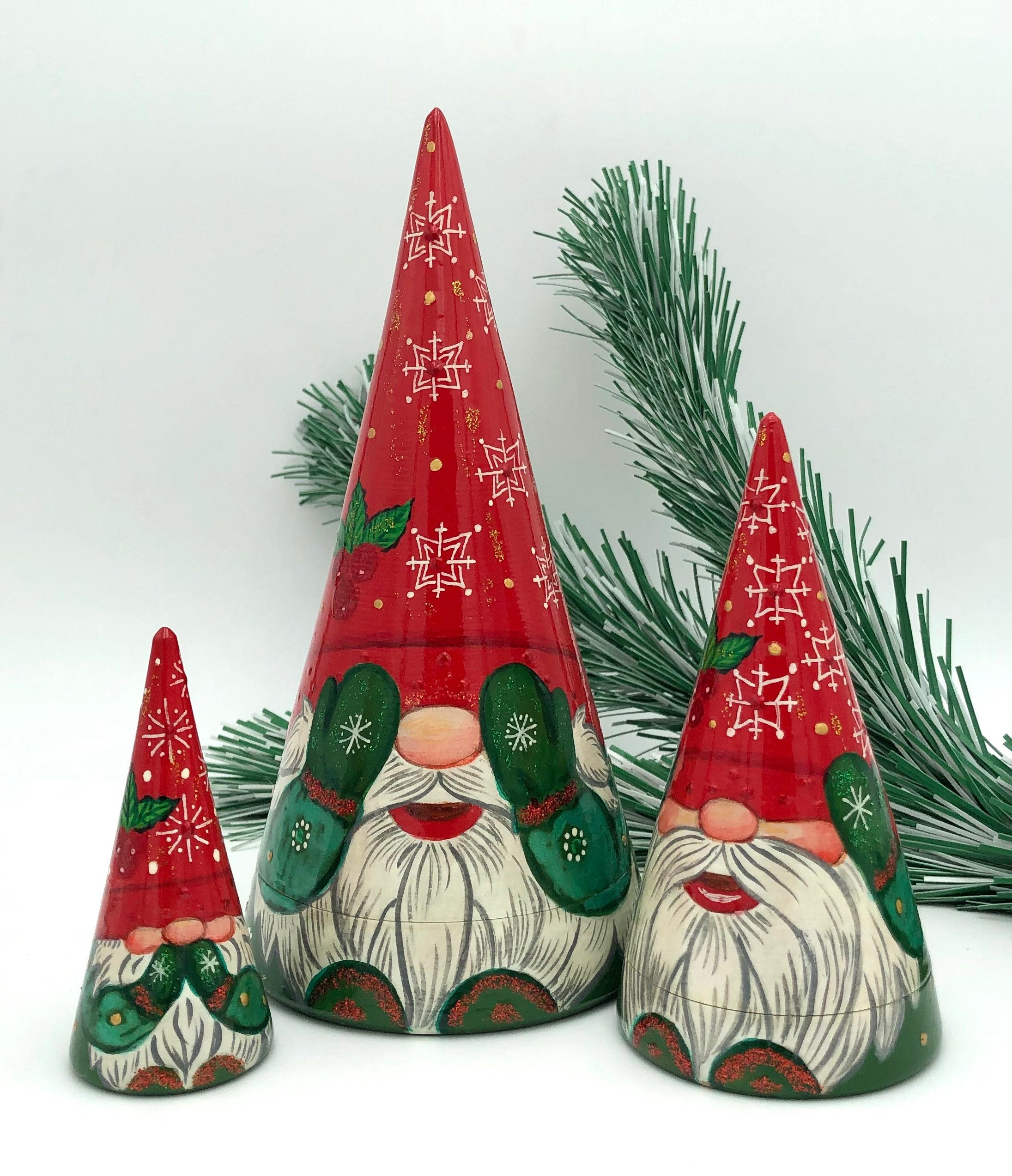 Christmas Gnomes Nesting Dolls swingline Christmas