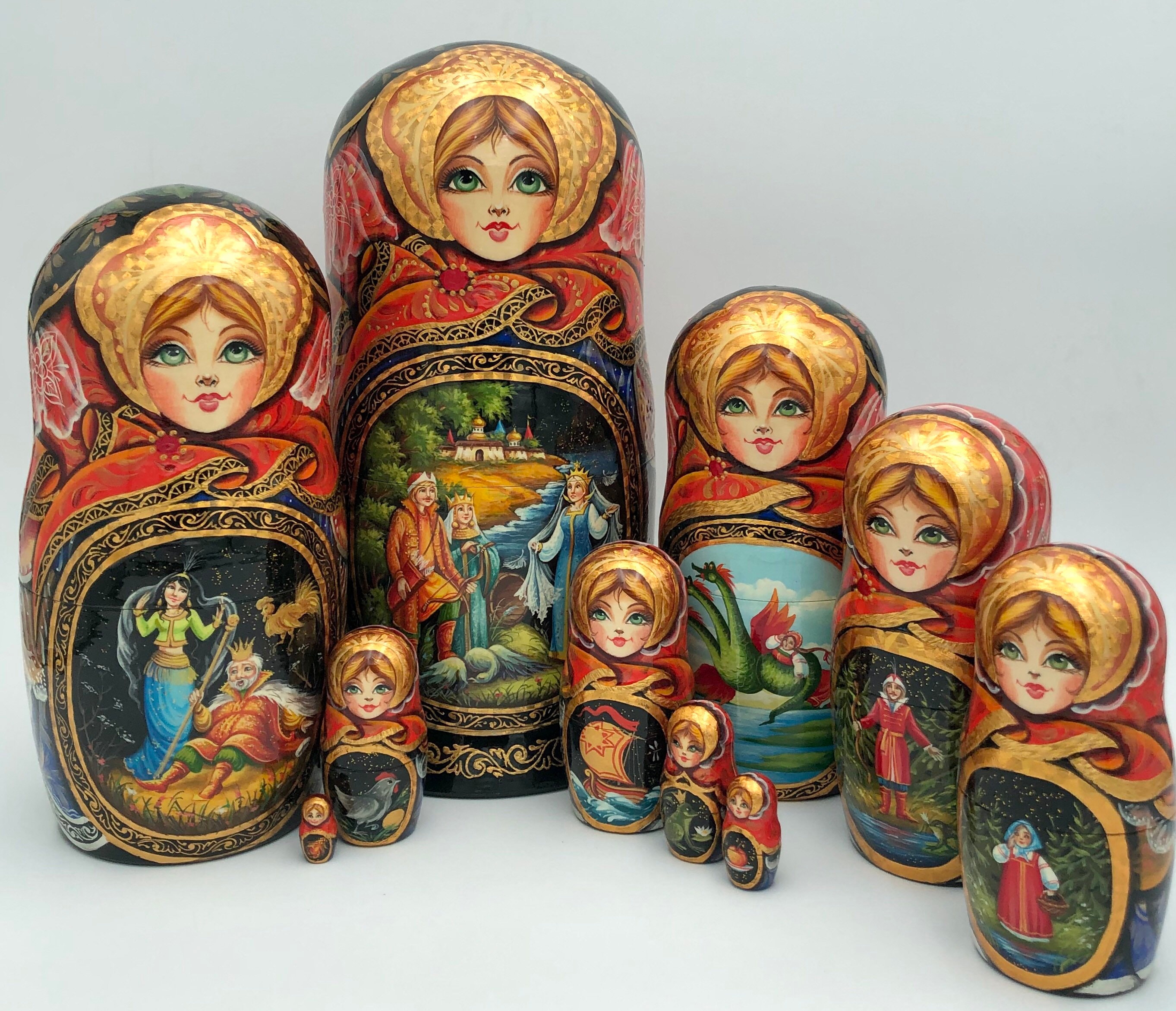 Traditional Nesting Dolls, Signature Collection, Stacking Dolls