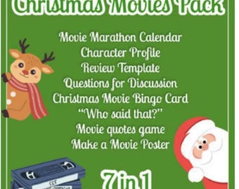 Ultimatives Weihnachtsfilm Beschäftigungspaket (Der Grinch, Elf, Allein zu Hause) 7 in 1