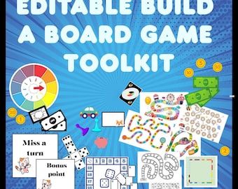 Bearbeitbare Brettspielvorlage: Lustige ESL-Klassenzimmeraktivität (Digitaler Download)