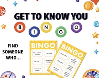 Druckbares Schüler Bingo Spiel | Kennenlernen | Zurück zu Schuleisbrecher