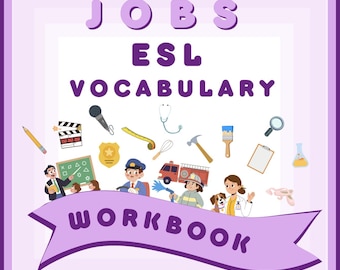 ESL-Jobs Vokabel-Arbeitsbuch | Berufe Aktivitäten & Arbeitsblätter l Lernen A1-A2