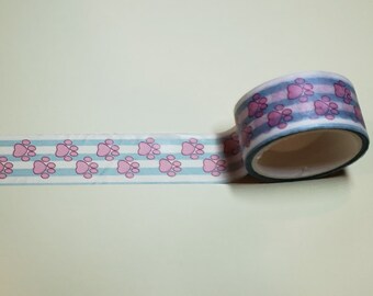 5m Paw Print Washi Tape Roll