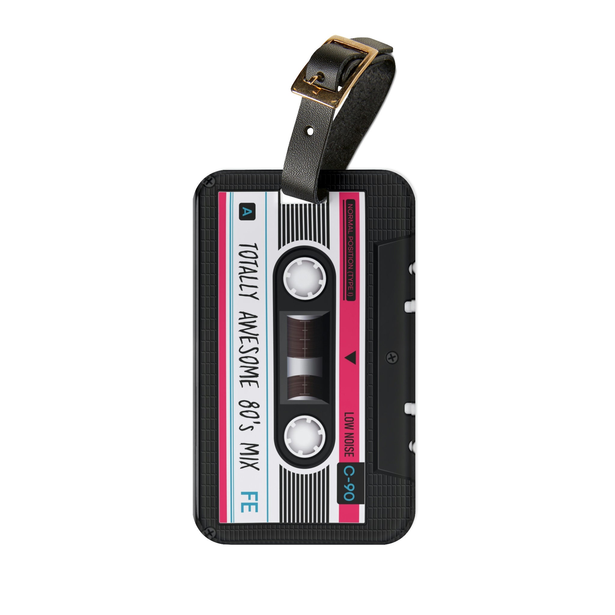Red Mix Tape - 80s And 90s Retro Inspired Gift Luggage Tag