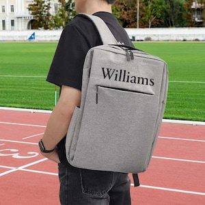Sac à dos personnalisé pour l'université, l'école ou le travail - Convient à un ordinateur portable 15,6 pouces