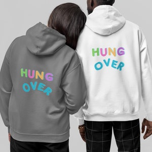 Hungover Oversized Kapuzen Sweatshirt
