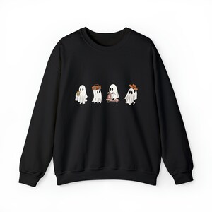 Halloween Geist Party Crewneck Sweatshirt, Herbst Crewneck