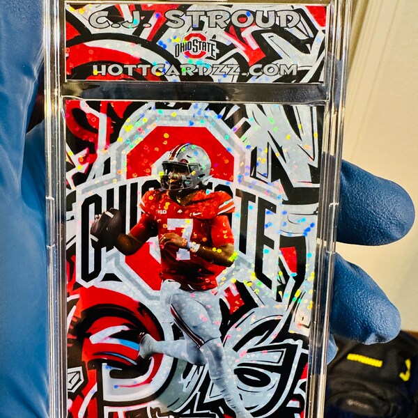 CJ Stroud Ohio State “Graffiti” refractor