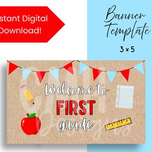 Welcome to *Insert Grade* Banner Template