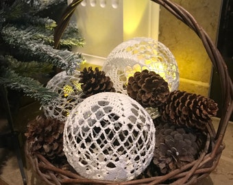 Crochet Lace  Ornament