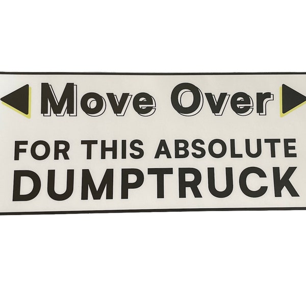 Move Over Bumpersticker