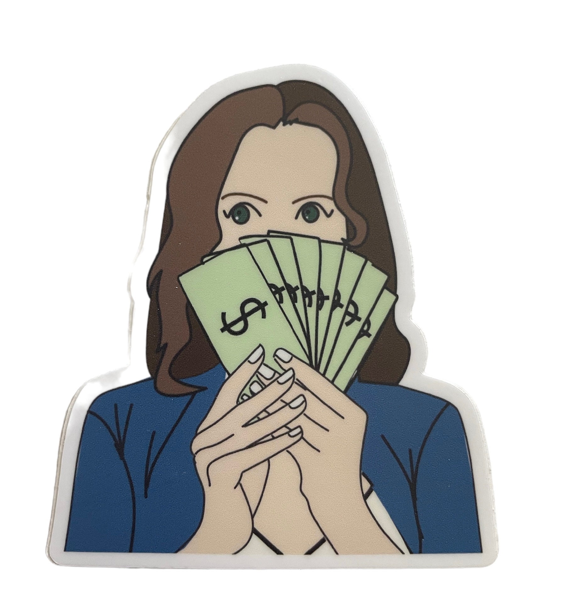 Money Girl Sticker