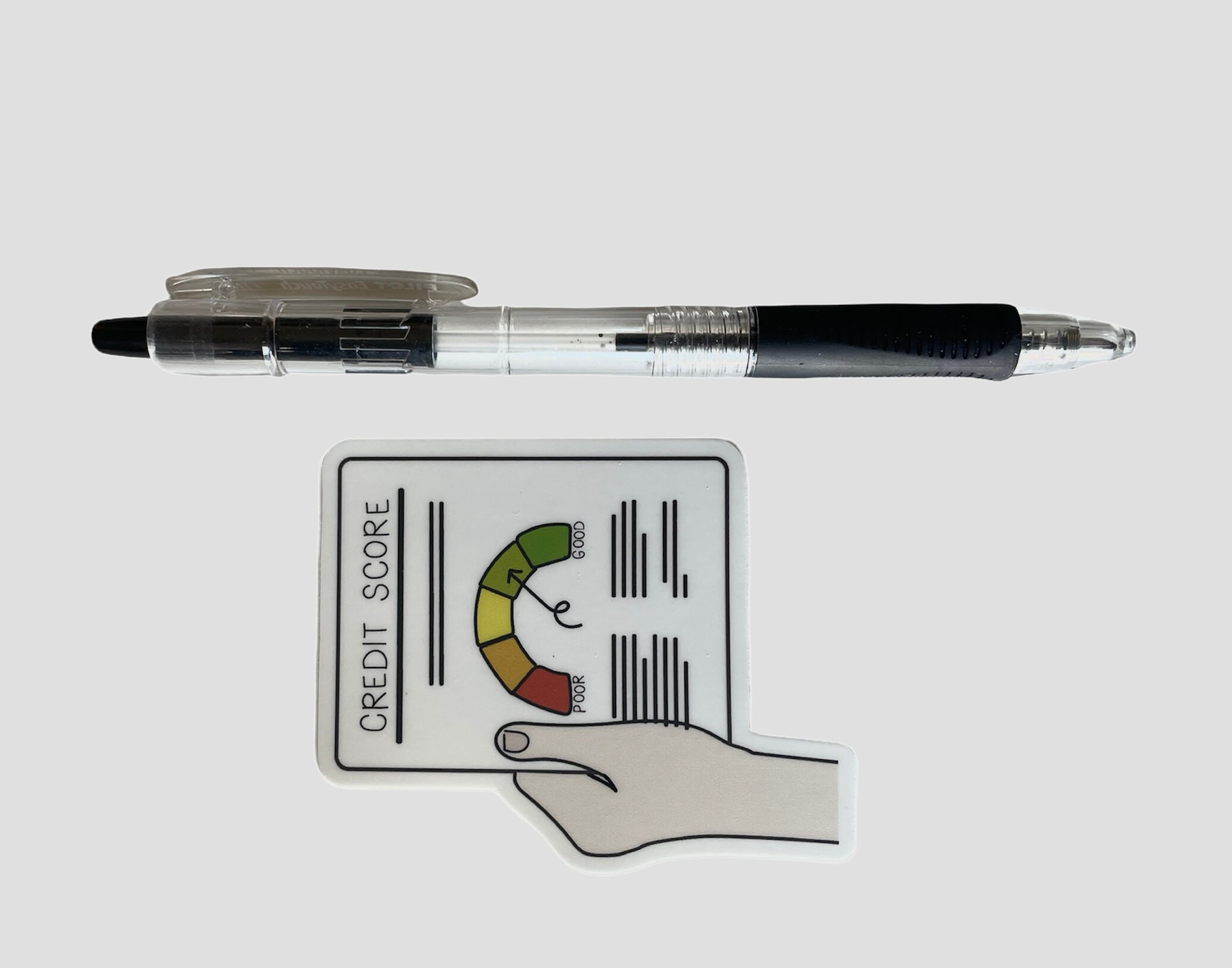 Credit Report Sticker - Etsy