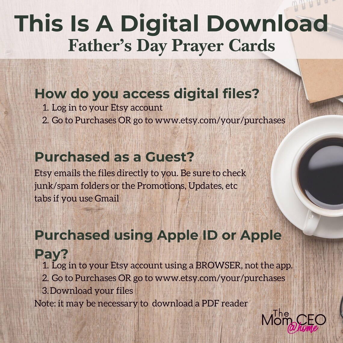 Father’s Day Prayer Cards – 7 Printable Prayers for Your Favorite Dad ...