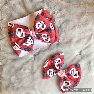 OU Sooners Baby Headwrap