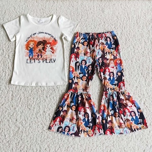 Let&#39;s Play Horror Princess Girl Boutique Outfit, Halloween Baby Girl