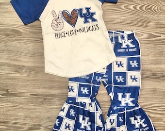 UK Wildcats Bell Bottoms Set - Baby and Toddler Girl Clothing
