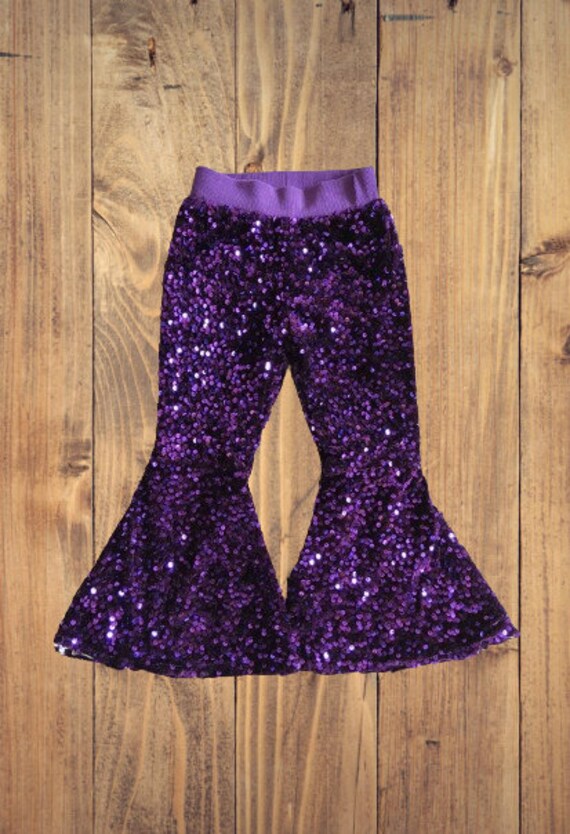 Elefante Pantaloni A Zampa Viola Pantaloni A Zampa D'elefante Con