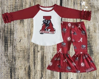 Roll Tide Girl Boutique Outfit