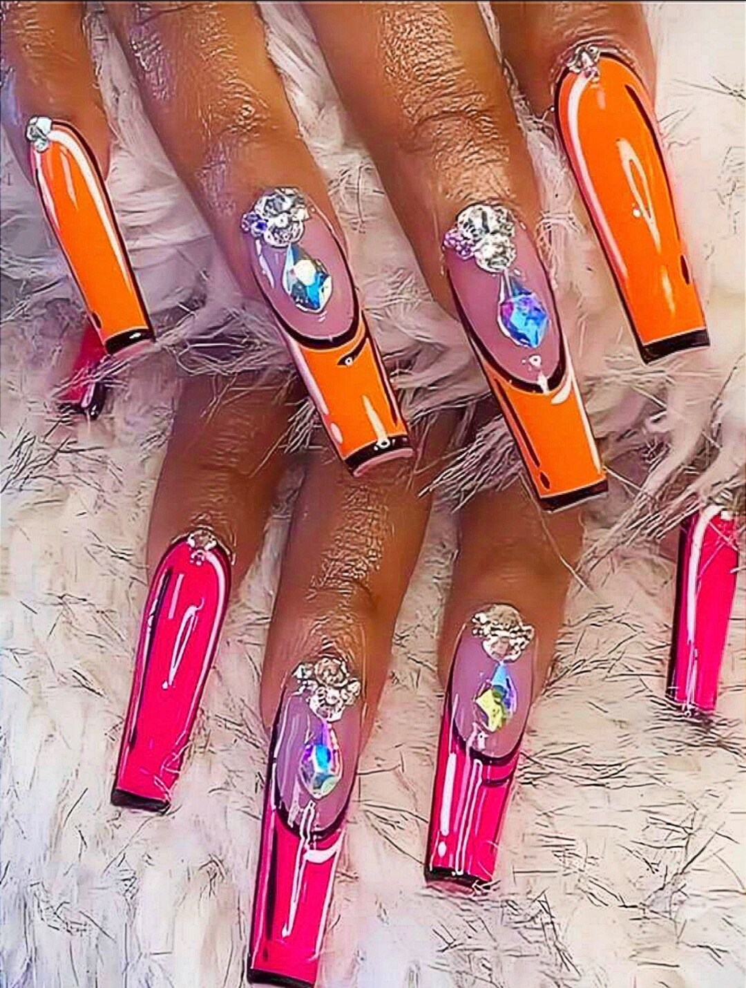 more-pop-art-full-cover-press-on-nails-etsy
