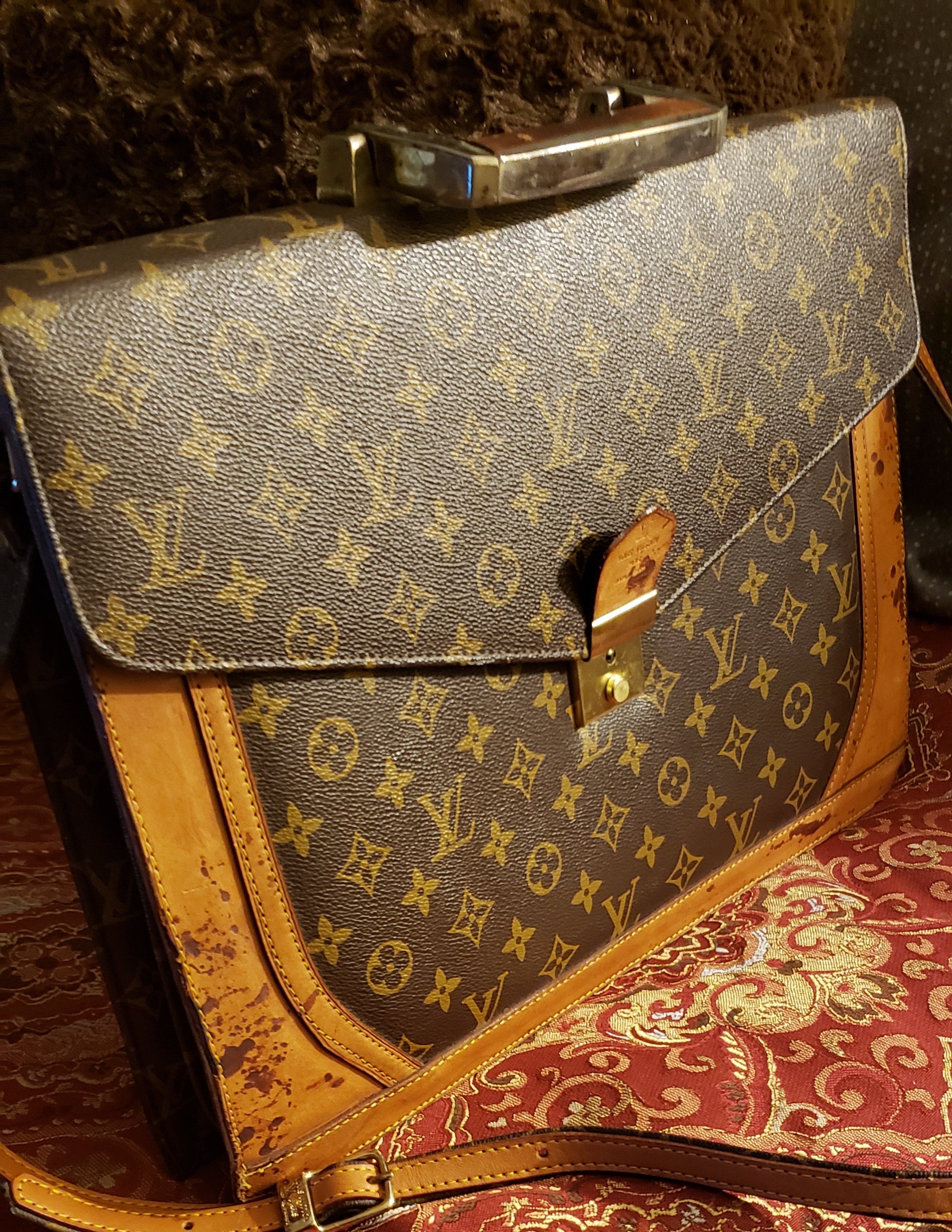 Vintage Louis Vuitton Briefcase Monogram M53331 Serviette Conseiller Hand  Bag - Nina Furfur Vintage Boutique