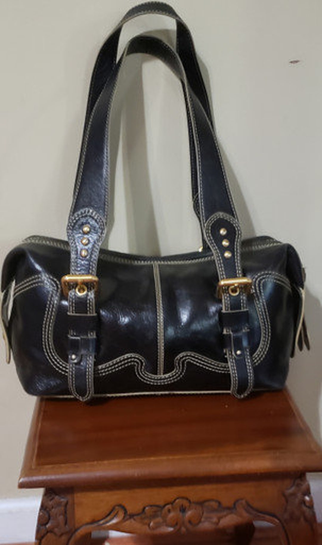 Maxx New York Leather Handbag - Etsy