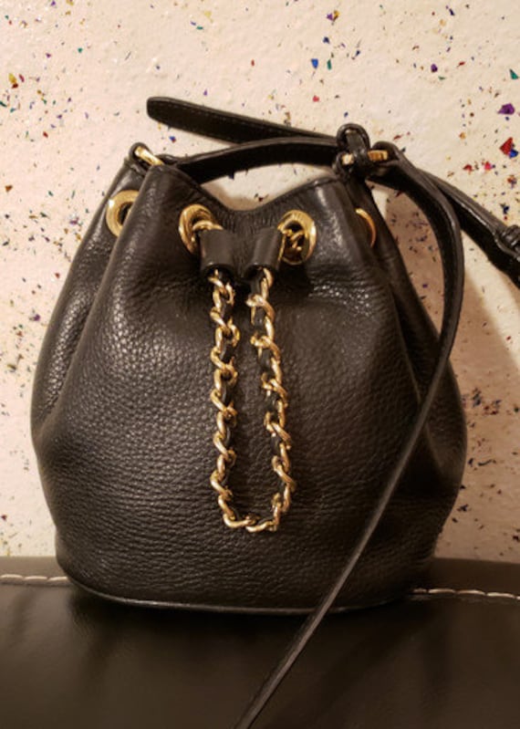 Leather Bucket Bag