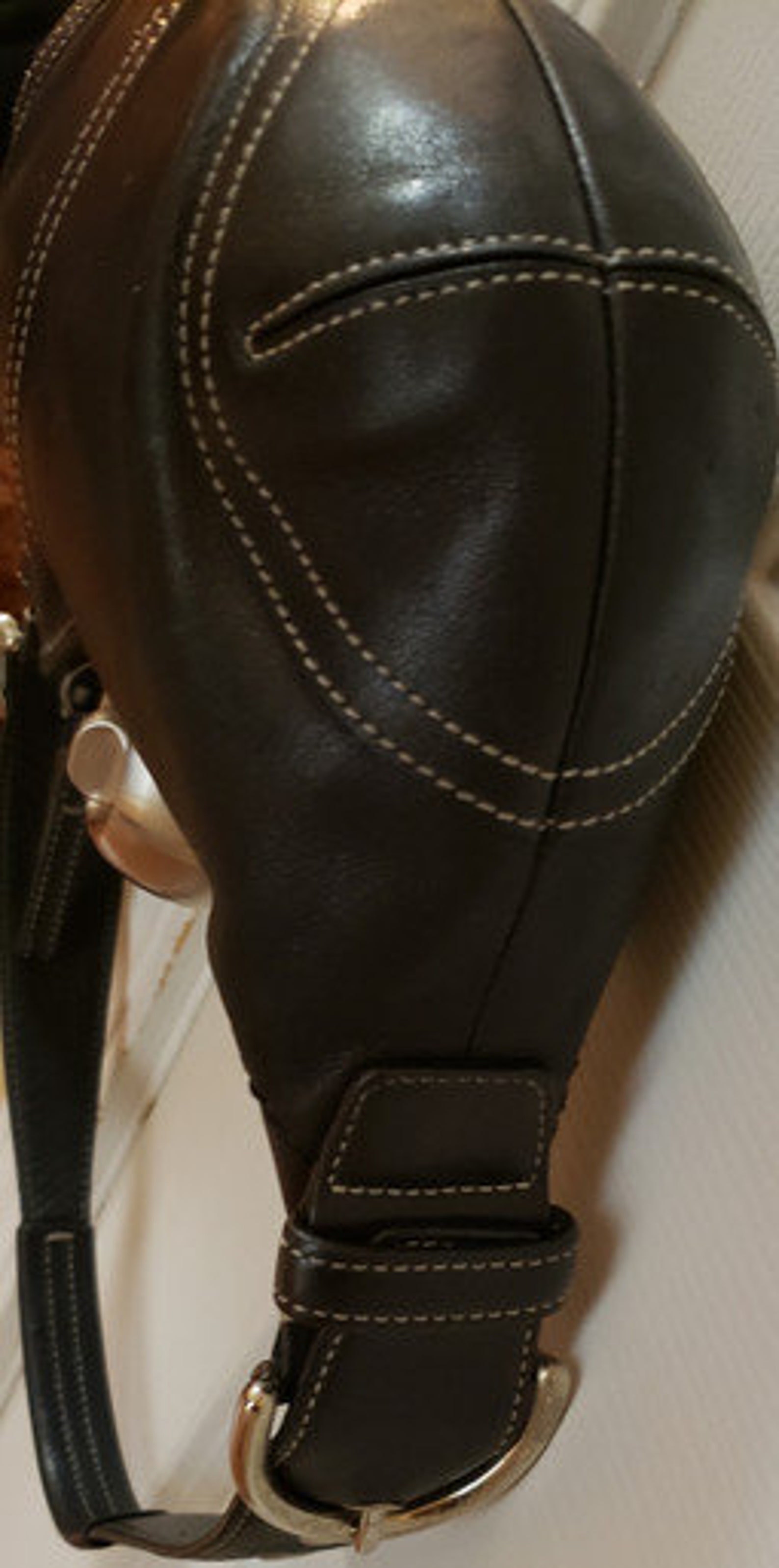 Coach 9541 Black Leather Mini Hobo Bag Etsy