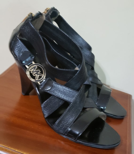 MK Women's Black Strappy Sandals - image 1