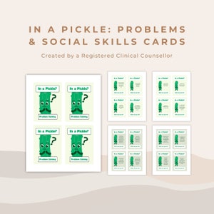 In a Pickle Social Skills Game: Problem Solving Cards (PDF)
