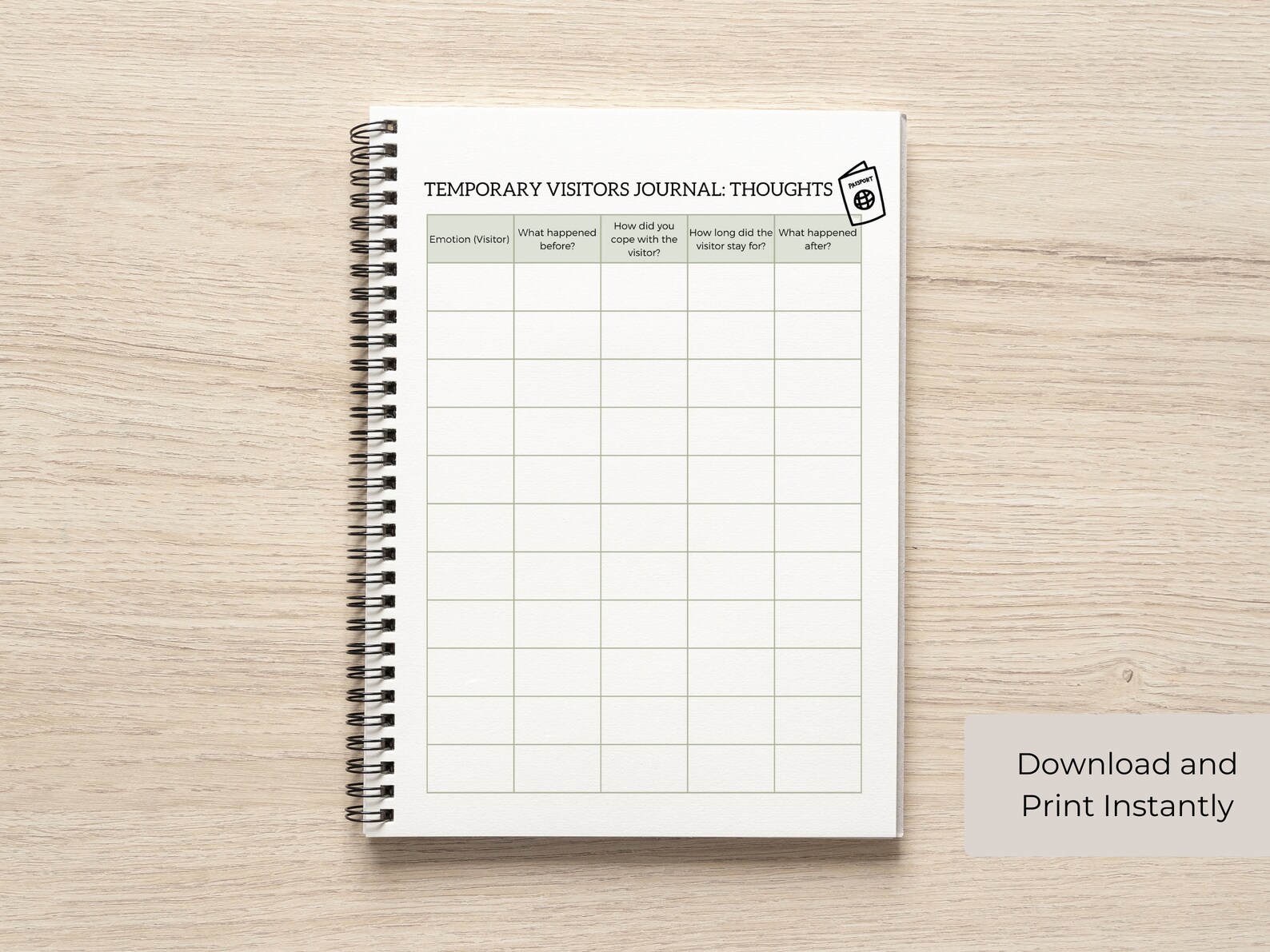 Externalising Worksheet Externalizing Thoughts & Emotions Worksheet: CBT, ACT, Narrative ...