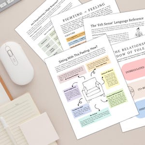 Therapy Mega Bundle: Mental Health Tools, CBT, DBT, Psychology Worksheets (PDF Download) image 4