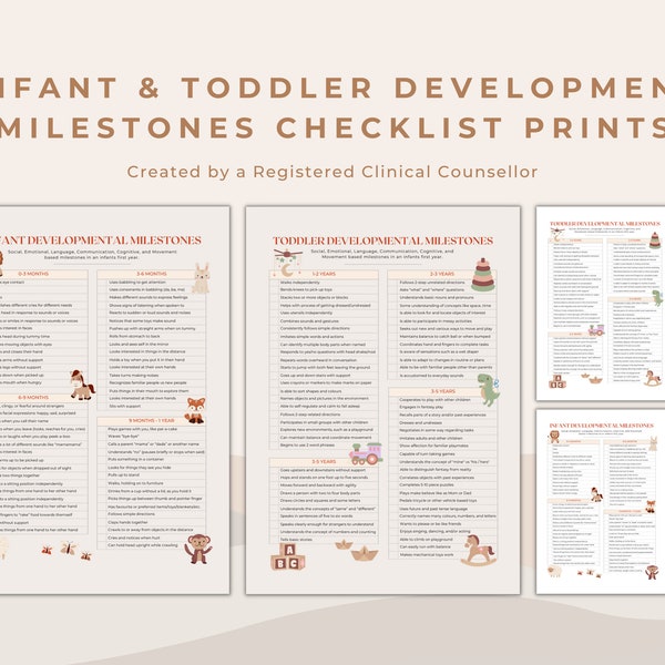 Infant and Toddler Developmental Milestone Checklist | Tracking Healthy Infant Development in the First Year | Developmental Stages Therapy