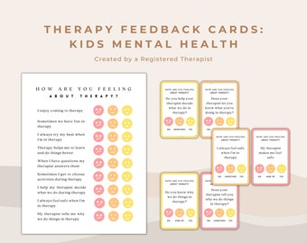 Kids Therapy Feedback Cards: School Counselor Tool (PDF)