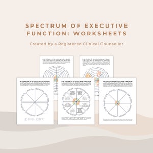 Executive Functioning Worksheets: Neurodivergent Tool for Therapists (PDF)