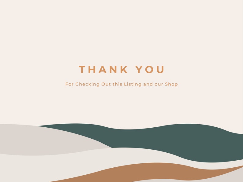 Peut inclure: Merci d'avoir consult&eacute; cette annonce et notre boutique. L'image pr&eacute;sente un design minimaliste avec des formes abstraites dans des tons de brun, beige et vert.