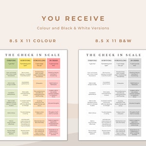 Mad Scale Check In Mental Health Check-in Scale: Therapist Wellbeing Tool (PDF) - Etsy