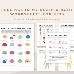 sensations dans mon cerveau et dans mon corps | Aider les enfants à comprendre la connexion cerveau-corps et à identifier les émotions et les sensations