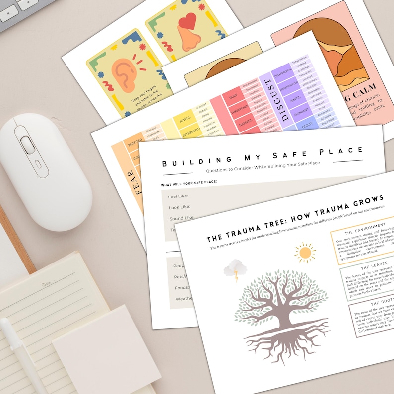 Therapy Mega Bundle: Mental Health Tools, CBT, DBT, Psychology Worksheets (PDF Download) image 6