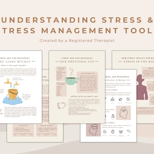 Understanding Stress and Stress Management Psychoeducation Tools and Resources for Mental Health Professionals and Counsellors | Posters